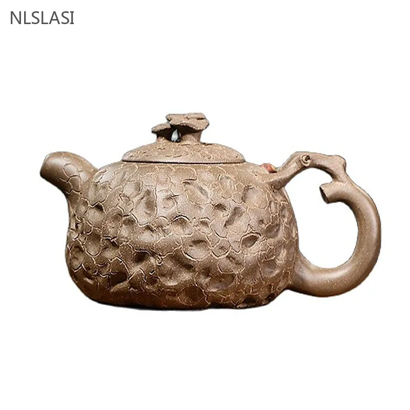 

300ML High Quality Yixing Purple Clay Tea Pot Handmade Section Mud Beauty Teapot Boutique Filter Kettle Zisha Tea Accessories