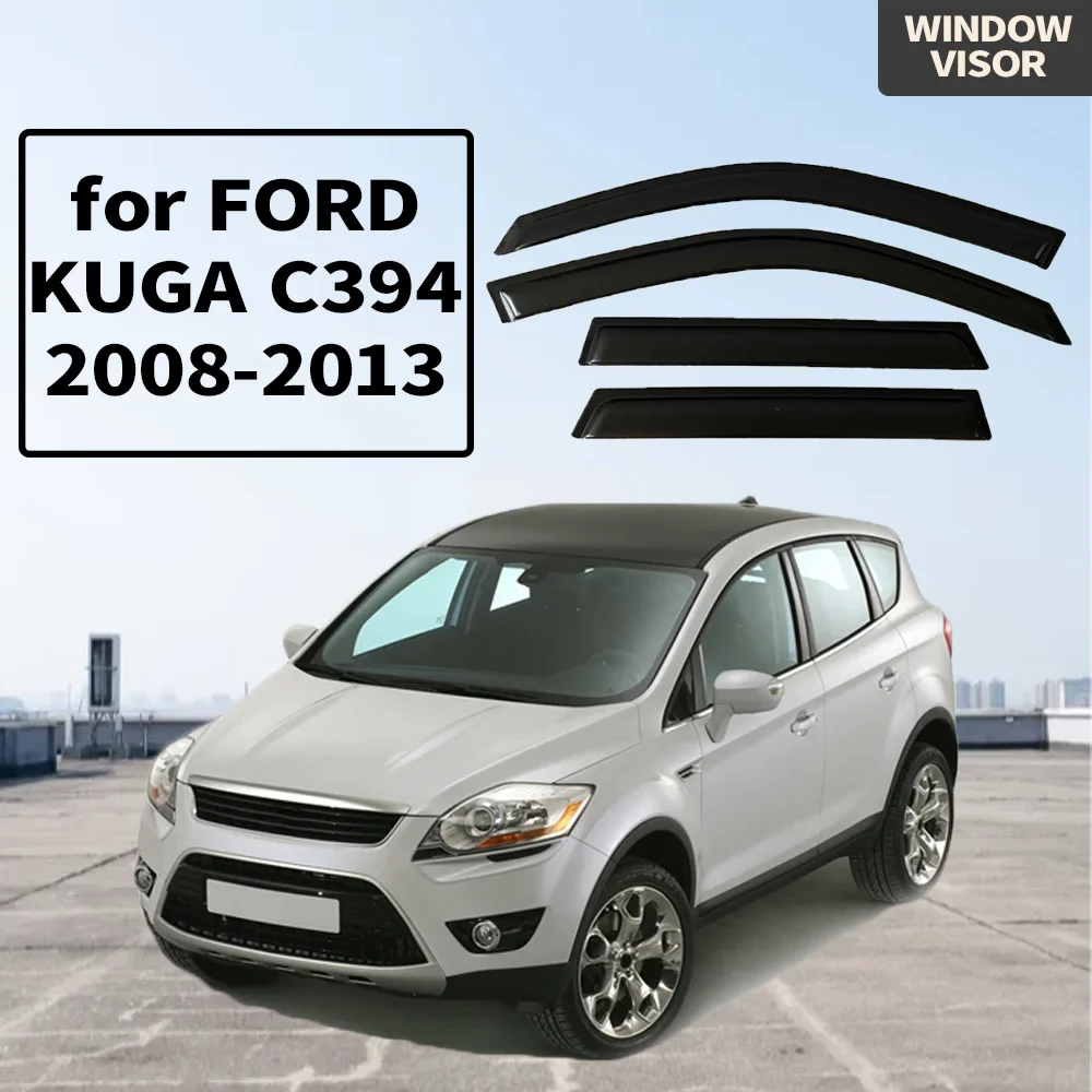 

Оконный козырек для FORD KUGA C394 2008 2009 2010 2011 2012 2013, защищенный от атмосферных воздействий дверной козырек, защита от ветра и солнца, защита от дождя, боковое окно, ветер
