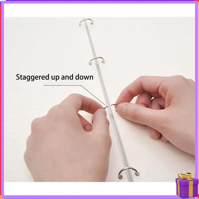 

Advanced 60 PCS Loose Leaf Binder Rings 1-Inch Office Book Rings, Nickel Plated Steel Binder Rings, Key Rings, Metal Book Rings