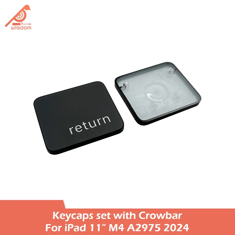Schwarze US-Layout-Tastenkappen für iPad Pro 11 Zoll M4 A2975 Magic Keyboard Repair Key Replacement 2024