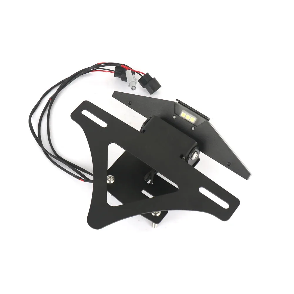 دراجة نارية الذيل مرتب الحاجز مزيل تسجيل لوحة ترخيص جبل حامل مصباح ليد لكاواساكي Z900 Z 900 2017-2024