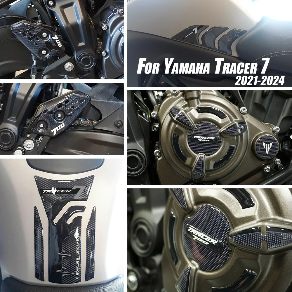 

FOR YAMAHA TRACER 7 2021-2024 Motorcycle Accessories Waterproof Protective Sticker 3D Epoxy Resin Protective Sticker