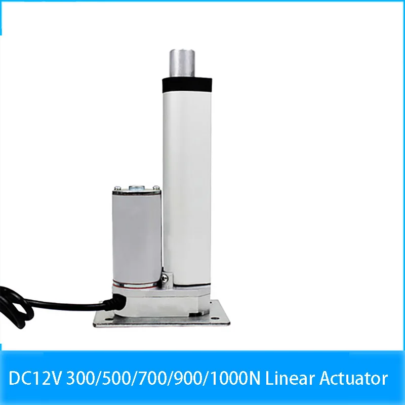 

DC 12V 700N Linear Actuator 300N 500N 700N 900N 1000N 50mm 100mm 150mm 200mm 250mm Stroke Linear Drive Electric Motor Controller