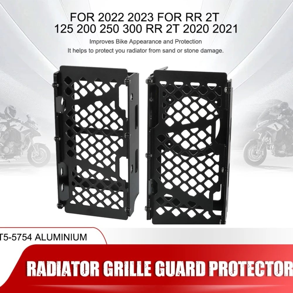 

Motorcycle Accessories Aluminium Radiator Grille Guard Protection Cover FOR BETA RR 2T 125 200 250 300 rr 2t 2020 2021 2022 2023