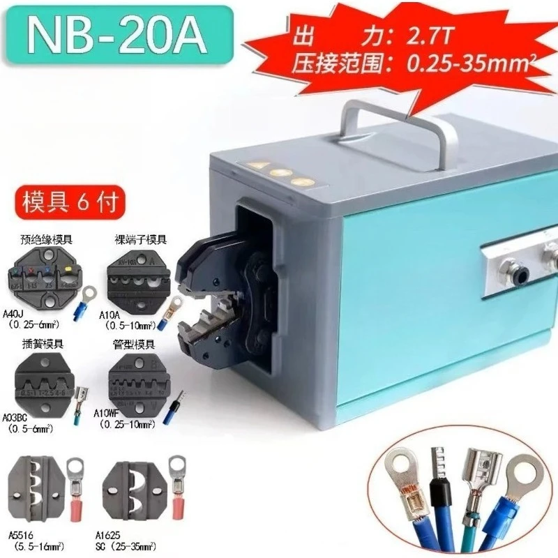 For Pneumatic Terminal Crimping Machine 0.25-35 Square SC Terminal Crimping Machine Multi-function