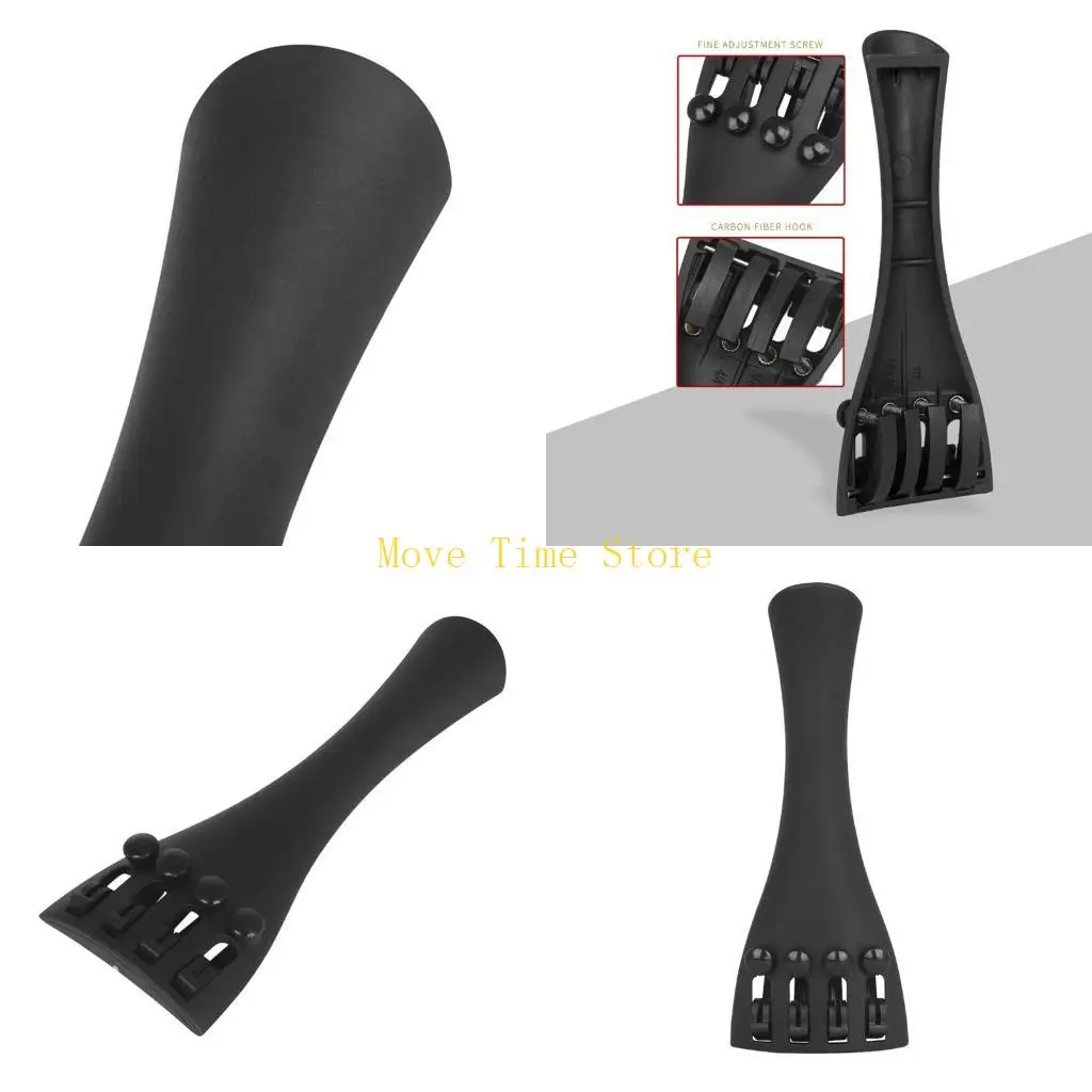 92ME Composite Tail Replacement 3/4 4/4 Carbon Fiber Violino Fiddle Tailpiece
