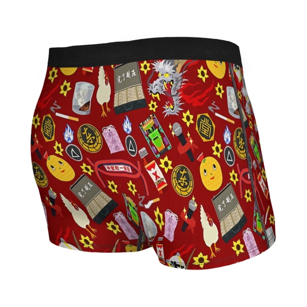 Dragon Of Dojima Pattern Yakuza Underpants Homme Panties Male Underwear Print Shorts Boxer Briefs