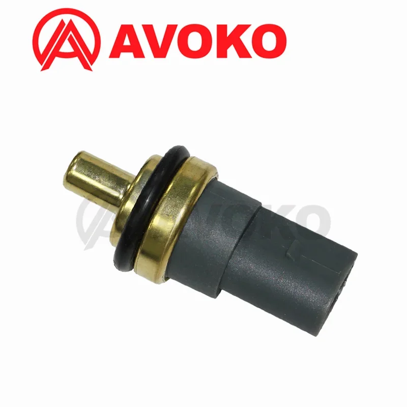 Coolant Temperature Sensor Water Temp Switch w Clip O-Ring For VW Jetta 1.8L 1.9L 2.0L 2.5L Audi A3  A4 06A919501 06A919501A