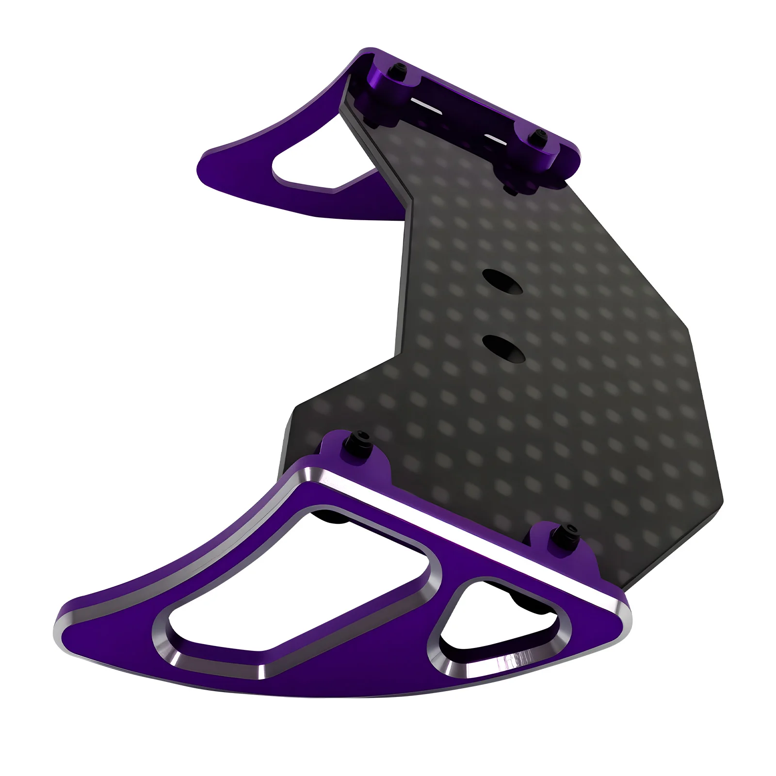 Rear Body Wing Spoiler Aluminum Meta For WLtoys 244016 Losi Micro b And Losi Micro t Upgrades Parts 1/24 Accessories Rc Car