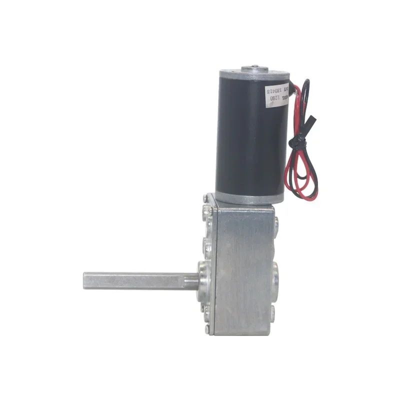 DC12V 24V Strong Torque 70kg.cm Worm Gearbox Reduction Reversed Type-D Long Shaft High-Power Curtain Motor 5840-31zy-L image 6