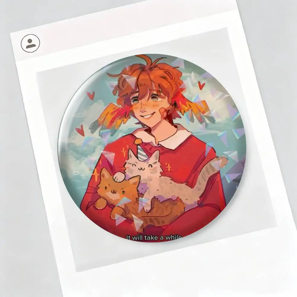 GoodTimesWithScar-r Brooch Metal Decorative Brooch Pins for Backpack Clothes Jacket