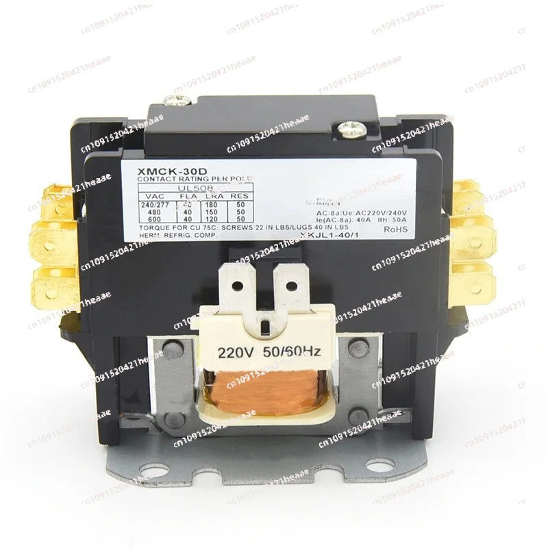 Suitable for Single Phase Bus Bar AC Contactor Replacement XMCK-30D XMCK-25D 220V 1Pcs