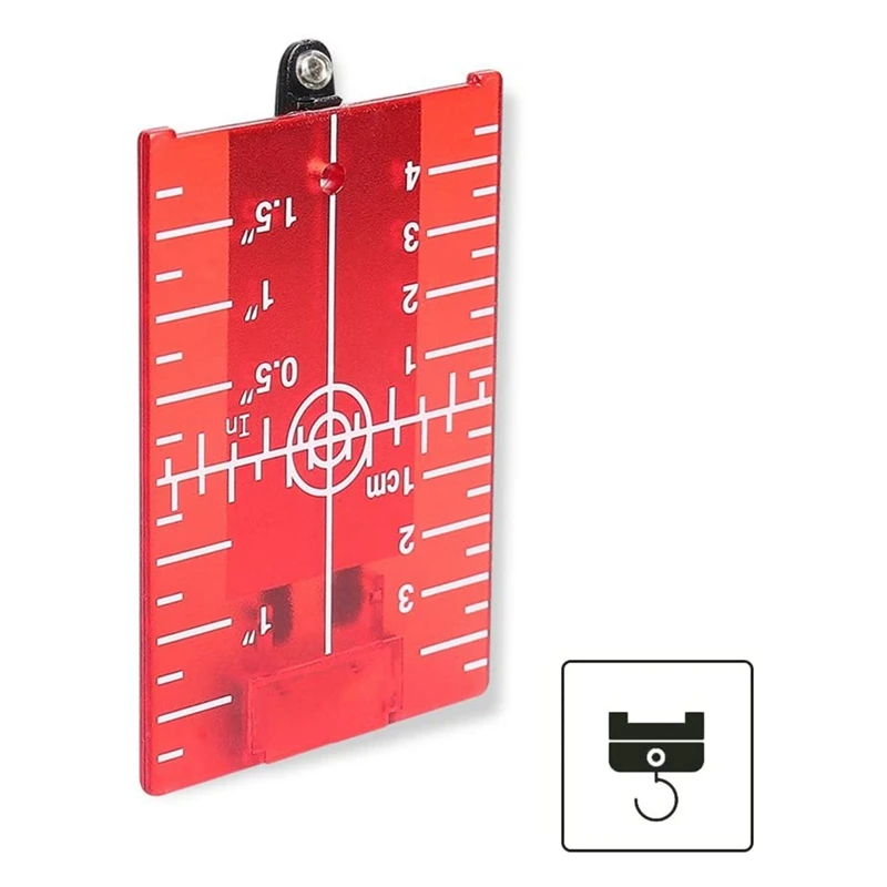 1 Pc Lasers-Target Card Plate For Lasers-Level Target Plate Inch/Cm