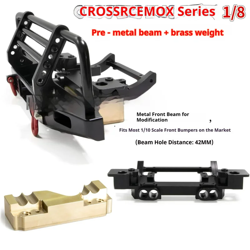 Crossrc Brass Front Bumper Counterweight For Rc Crawler Car Model Upgrade Parts 226g Heavy Duty Metal Accessory