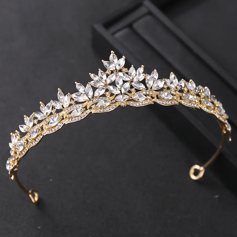 Crystal Tiaras And Crowns For Women Party Rhinestone Prom Diadem Headband Bridal Wedding Hair Accessories Jewelry Crown Tiara image 4