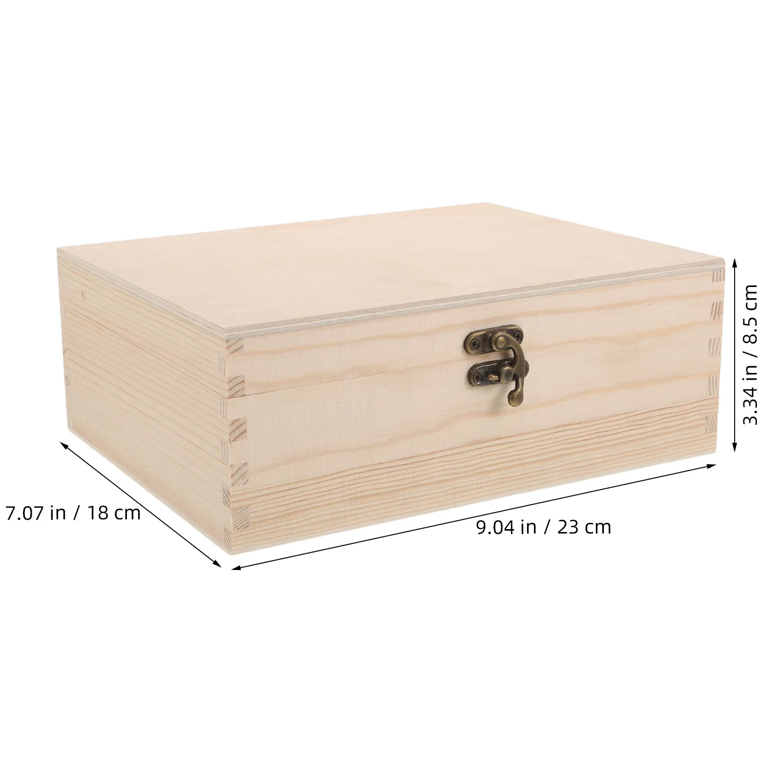 Wooden Trinket Box Rustic Jewelry Holder Multi-Compartment Jewelry Storage Pine Wood Flip Top Organizer Rings Earrings Bracelets