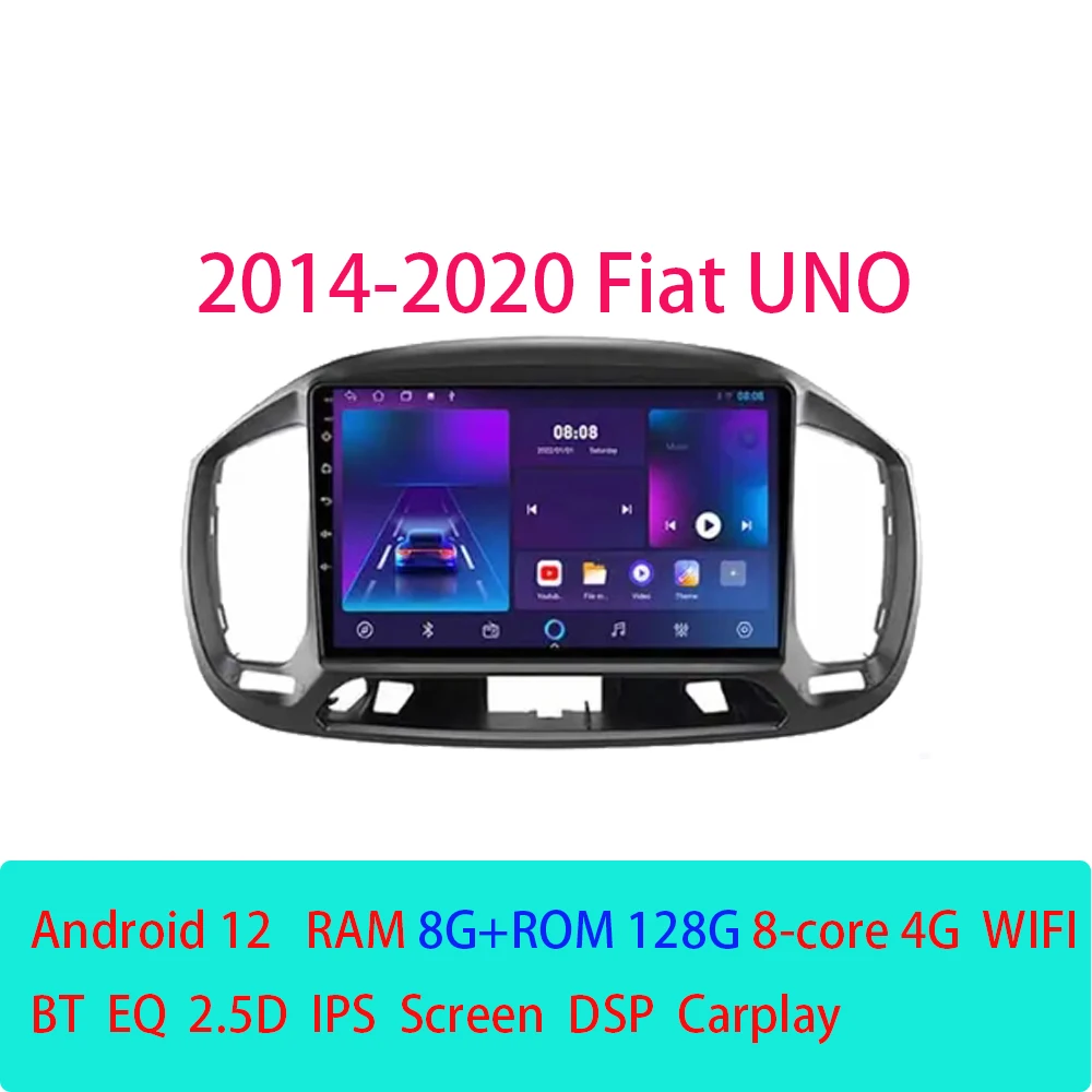 

Android12 For Fiat Uno 2014- 2020 Mirror Link GPS Navigation Touch Screen DVD Carplay