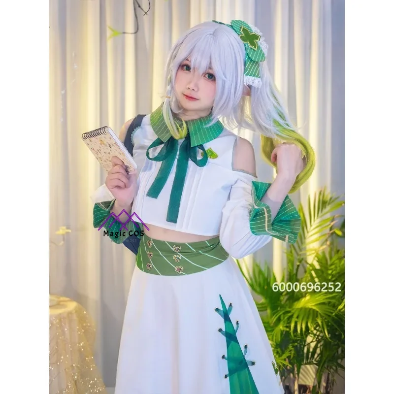 

Genshin Impact Nahida Cosplay Costume Grass Archon Daily Wear Full Set Outfit Anime Game Clothing for Women New Arrival Hot Sale