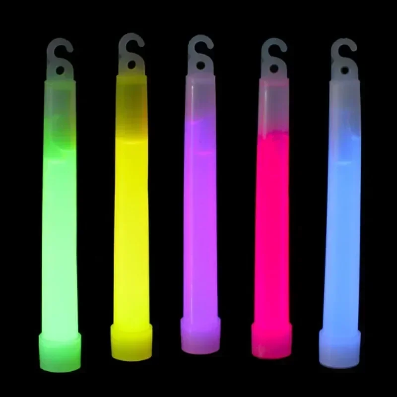 6 Inch Survival Kit  Glow Light Sticks Walking Camping SOS Gear Outdoor  Equipment Concert Party Light Stick