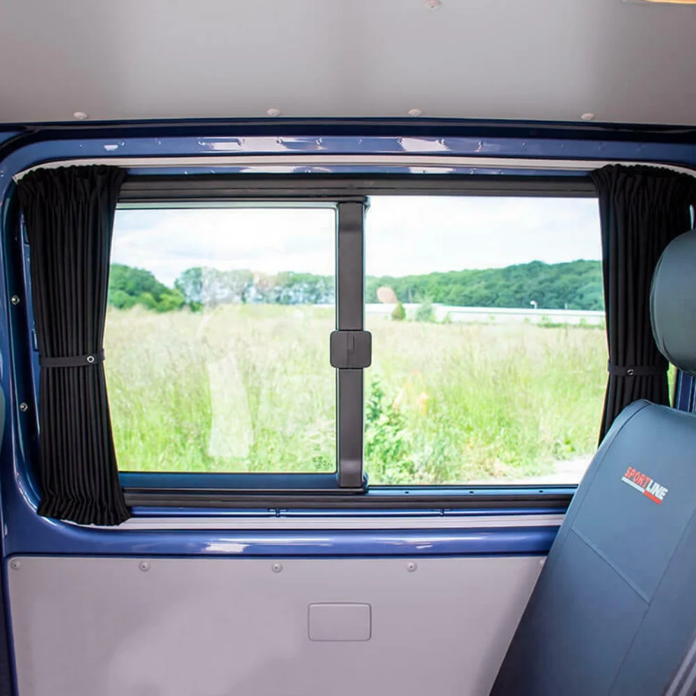 1PC RV Aluminum Alloy Track Curtain Caravan Window Curtain Kit For Vw T5 T6 Ford Transit Fiat Ducato Peugeot Boxer Boat view 4