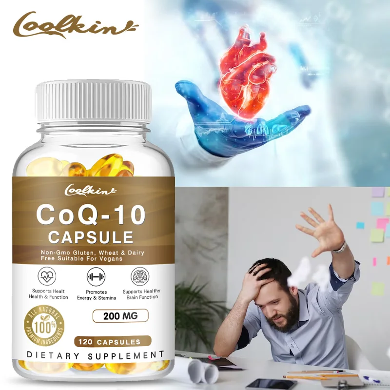 

Highly Absorbable CoQ10 - Antioxidant, Supports Heart and Brain Health, Boosts Energy Levels, Strengthens Immunity Supplement