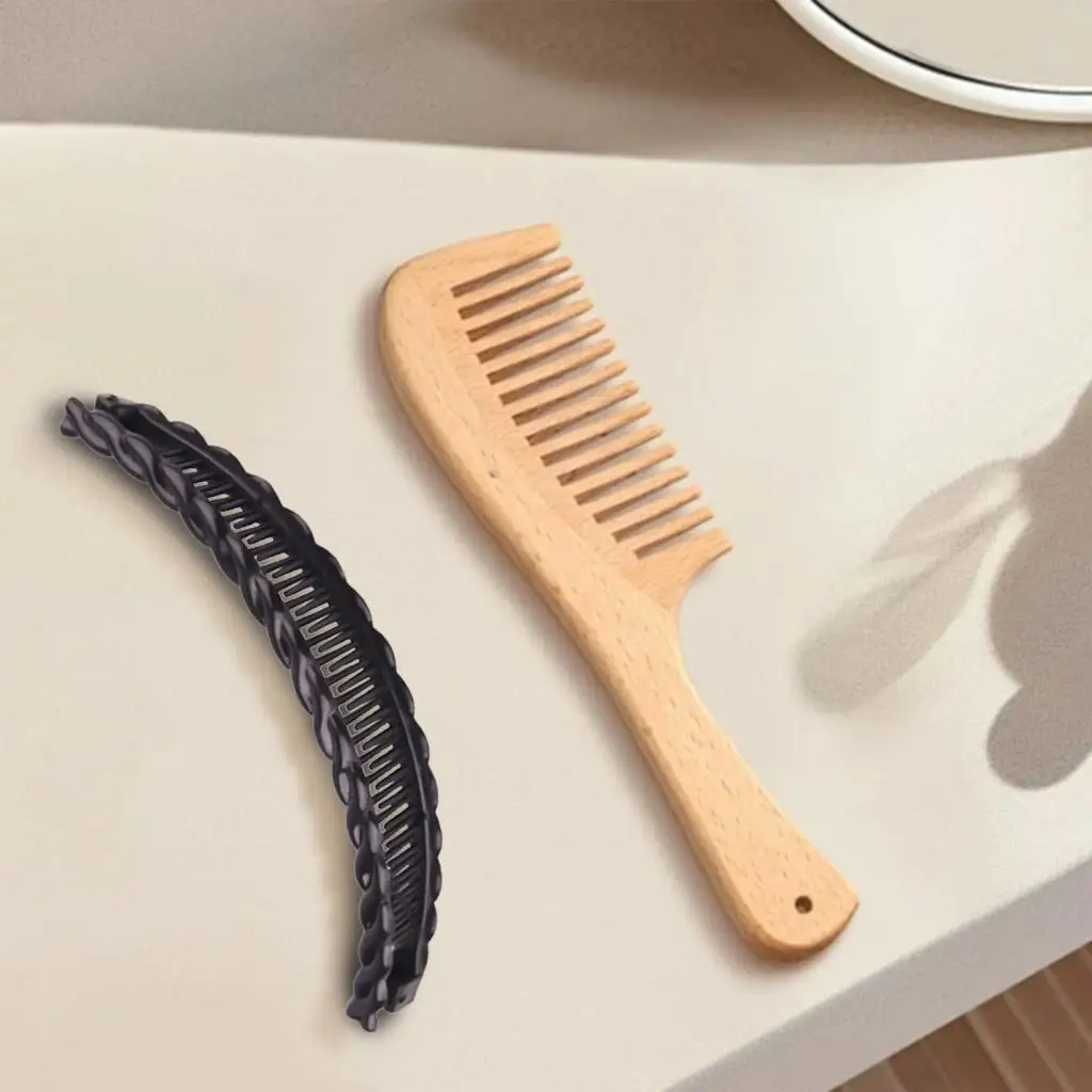 Große Bananenklammer für Damen, Klemmzubehör, lange Haarspange, Haarspangen für Menschen mit weniger Haaren, für Frauen und Mädchen, dickes, feines Haar