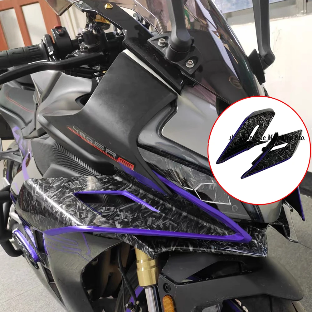 

For CFMOTO 450SR 2022-2023 Motorcycle Front Fairing Aerodynamic Winglet ABS Lower Cover Protection Guard Fixed Wind Wing