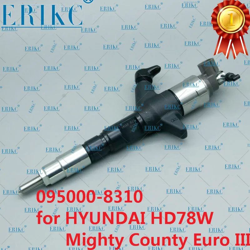 

High Quality 095000 8310 Auto Fuel Injector 095000-8310 Diesel Fuel Injection Nozzle for HYUNDAI HD78W Mighty County Euro III