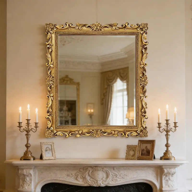 Square Decoration Mirror Modern Vanity Girls Men Bedroom Bathroom Luxury Mirror Hanging Mirror Funky Espelhos Home Products