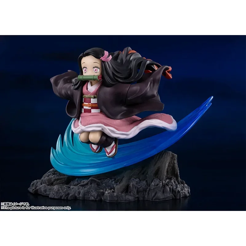 Bandai Original Demon Slayer Figurka anime FiguartsZERO Kamado Nezuko Figurka akcji Zabawki dla dzieci Prezent Kolekcjonerskie lalki modelarskie