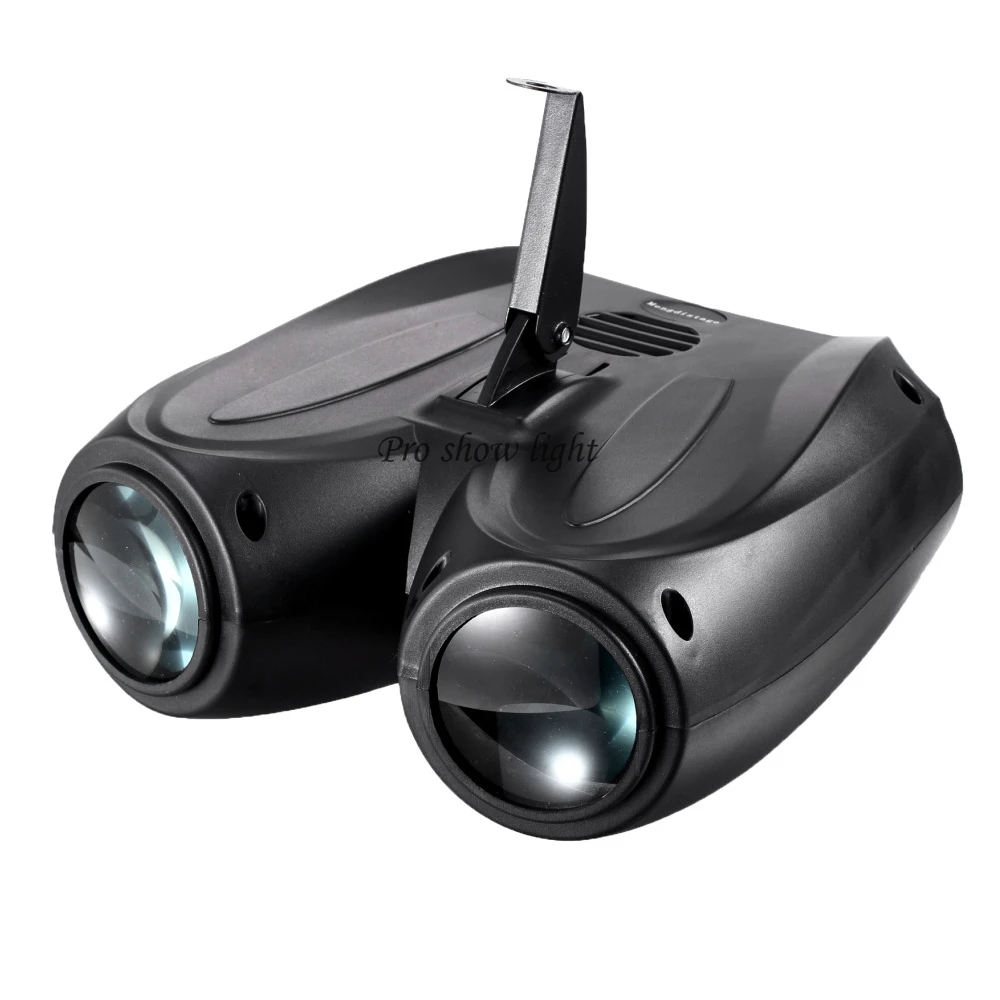 LED Double Head Airship Stage Lights 20W 128LEDS RGBW Pattern Party Lights LED Effect Lights for Dj Disco Weddding Holiday Shows