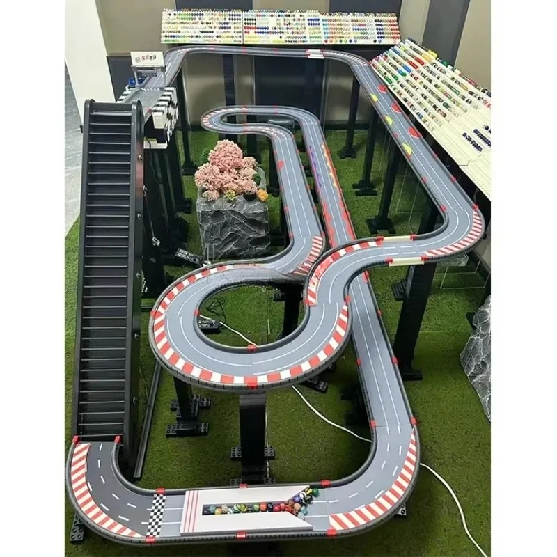 Custom Large Car Simulation Rally Tray Billiard Marbles Pinball Rolling Bead Battle Run Race Maze Marble Track
