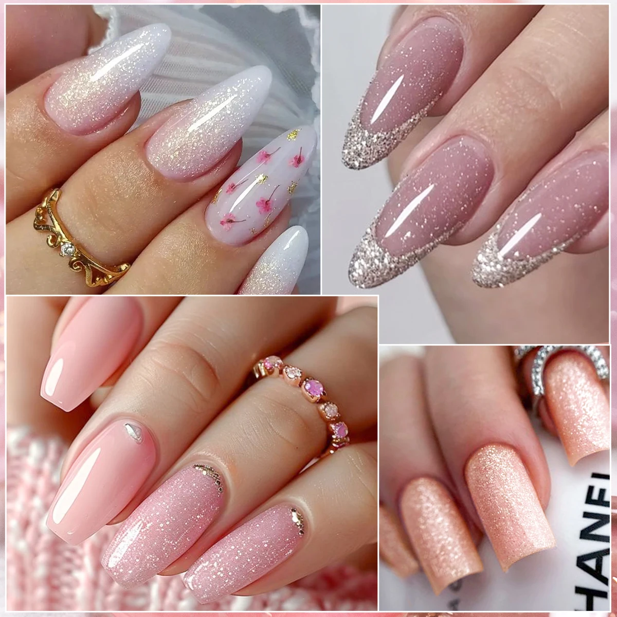 طلاء أظافر جل مطاطي 2 في 1 10 مل، تركيبة نقع طويلة الأمد، خالية من الكحول، مثالية للتقليم #4