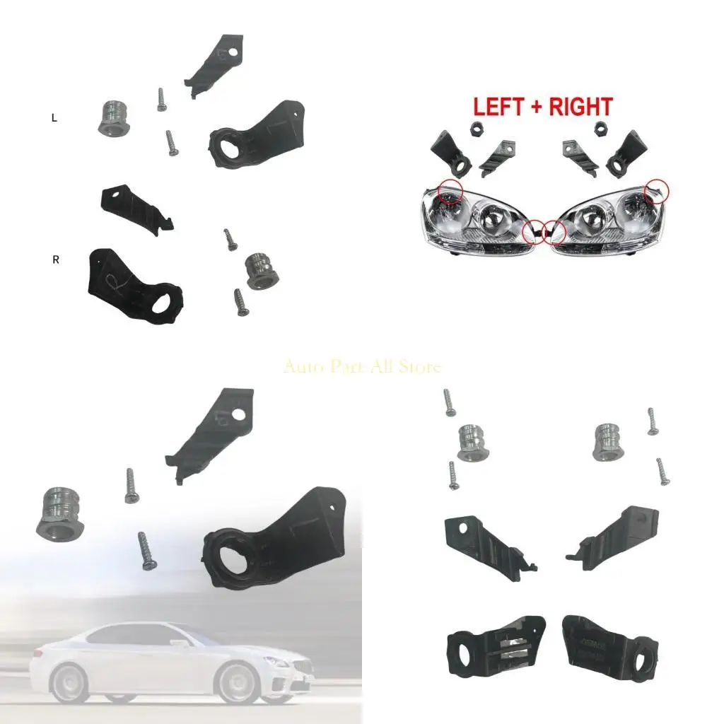 

J0MA Headlight Repair Left / Right for Golf MK5 04-09 1K0998226 1K0998225