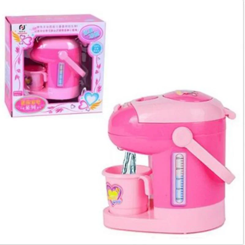 Battery Operated Mini Electric Water Dispenser Toy Girl\'s Play House Kitchen