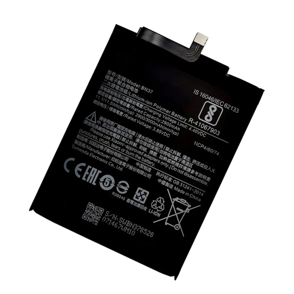 BN37 Original Battery For Xiaomi Redmi 6 / Redmi 6A Redmi6 Redmi6A High Quality Phone Battery Bateria Batteries 3000mAh + Tools