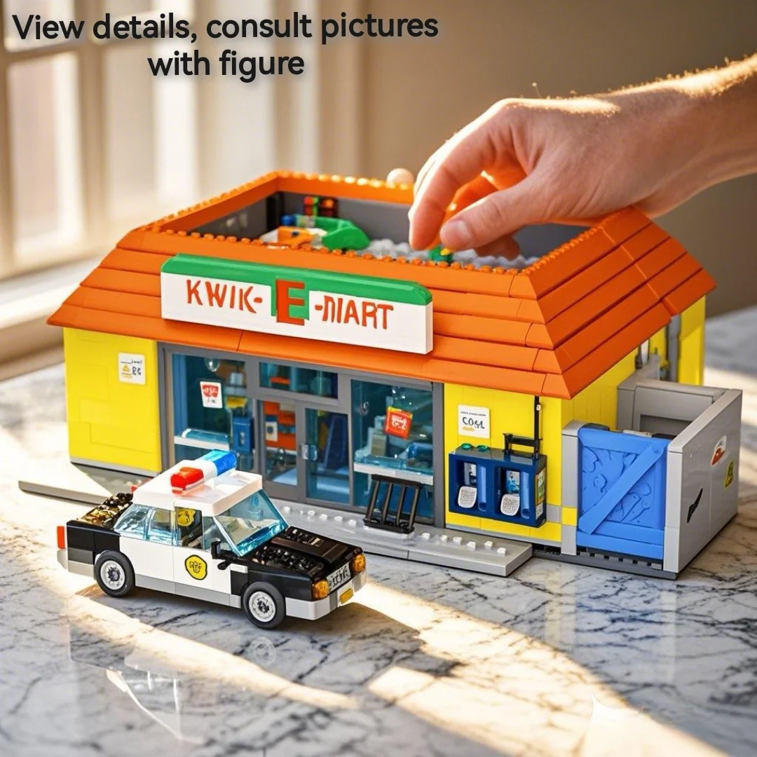 

Hot sales The Kwik E Mart And Supermarket House Model Building Blocks Bricks 71016 71006 Toys Birthday Christmas Gift