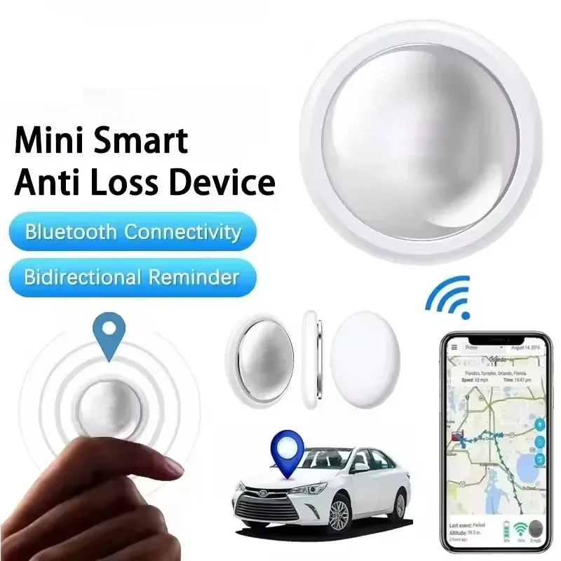 نظام تعقب صغير بنظام تحديد المواقع FindMy App Air Tag الذكية بلوتوث محدد موقع الطفل مكتشف حقيبة مكافحة فقدان طوق الحيوانات الأليفة مع المقتفي جديد