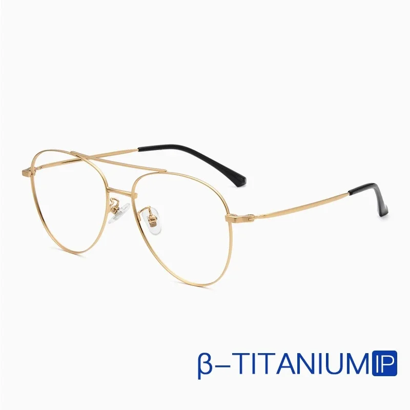 OLLYMURS موضة جديدة خفيفة الطيار الرجال النظارات مرنة سبائك التيتانيوم النظارات الطبية البصرية الإطار النساء 95121