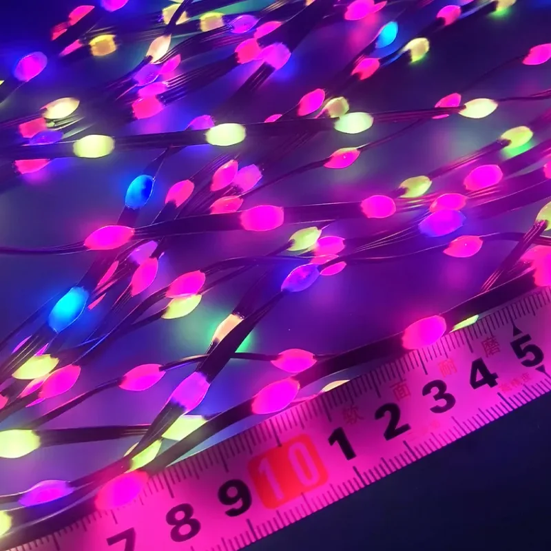 Luzes LED Fairy String, RGB, cor do sonho, feriado, atmosfera do jardim, luzes decorativas de corda