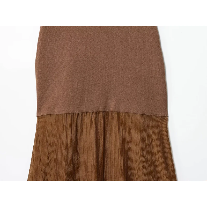 Sexy feminino o pescoço malha retalhos vestido longo outono feminino bodycon maxi vestidos