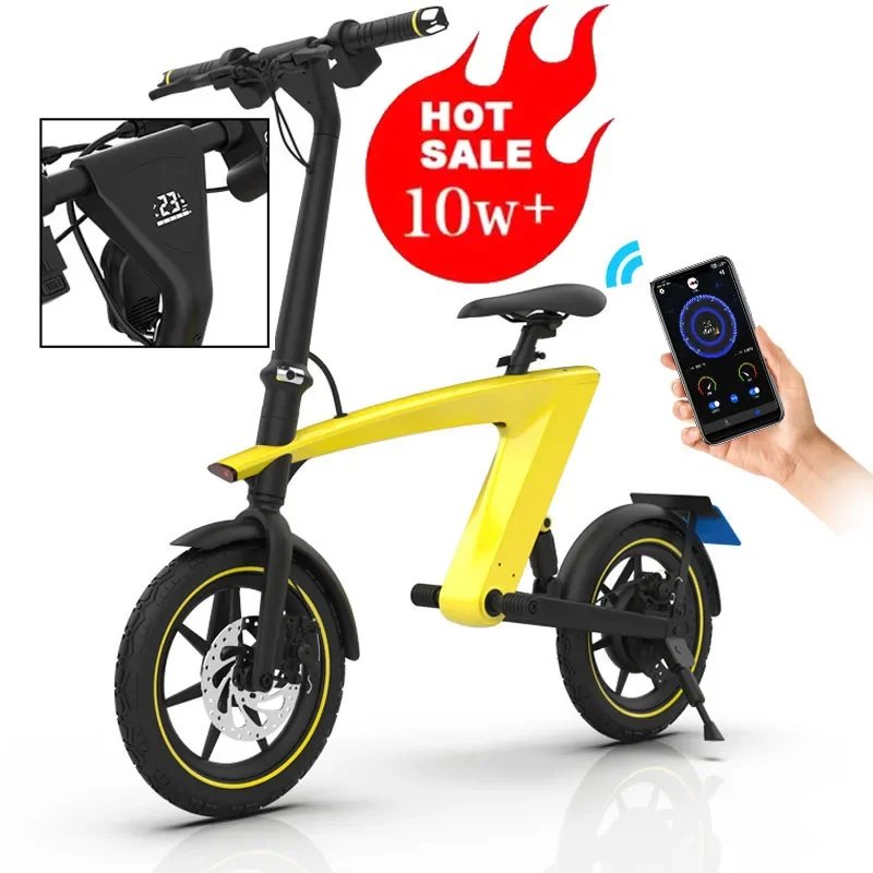 Ebike 250w H1 Flying Fish Mini E-bike Eu Europe Usa Warehouse Full Suspension Electric Bike Bicycle