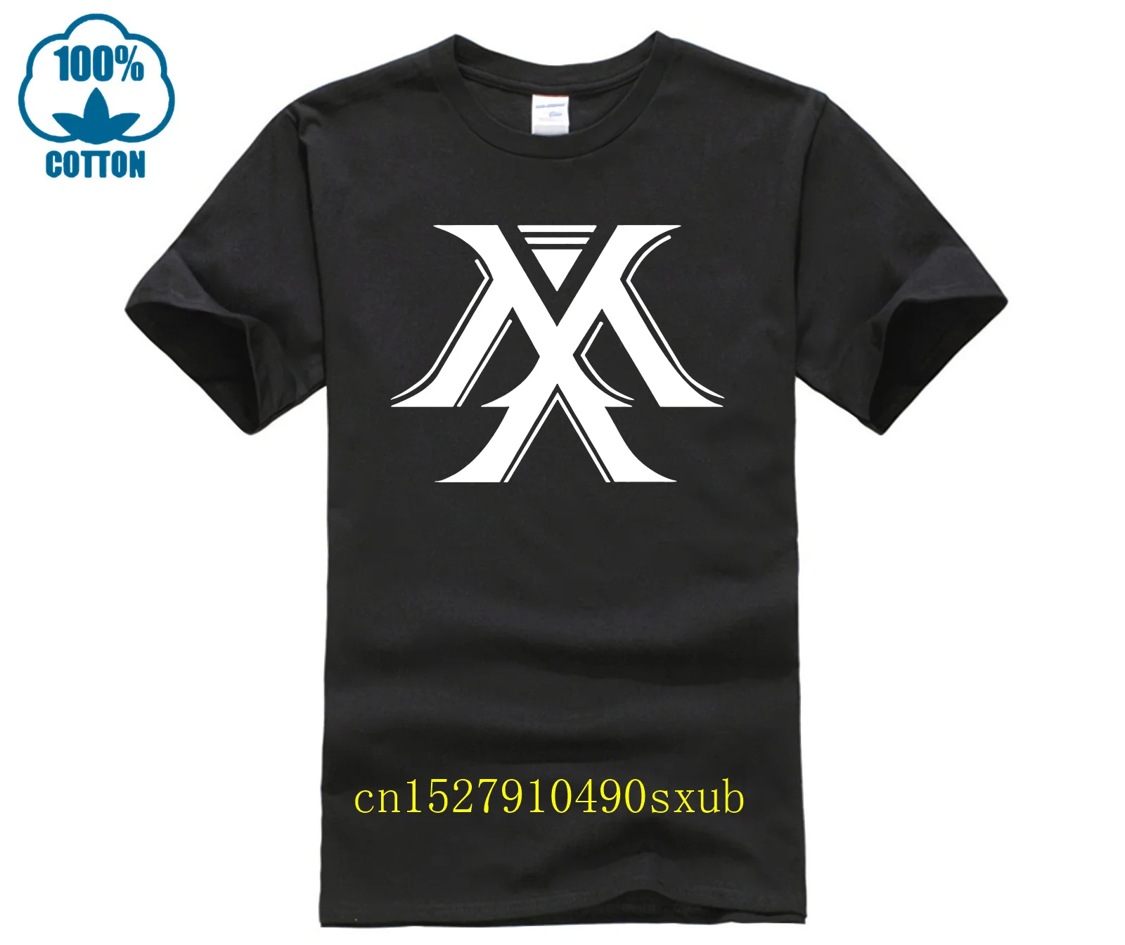 Camiseta Youpop KPOP Coreano Moda MONSTA X IM JOOHEON MINHYUK SHOWNU Cotone, Maglietta