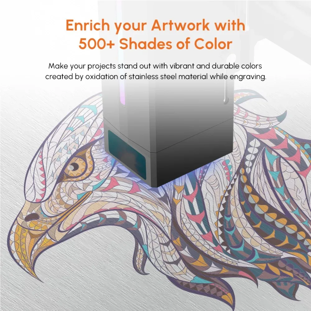 AlgoLASE Smart 40W LASE Graveur Holz Metall Bunte Graviermaschine CNC Tisch Off-Line Contol 50mm Holzarbeiter LASE Cutter