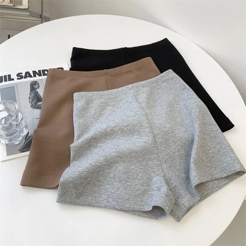 

Эластичные женские брюки для йоги с высокой талией, внутренняя одежда, модные шорты для похудения, повседневные корейские брюки для поездок на работу и ветер