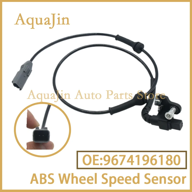 

9674196180 Rear Left Right ABS Wheel Speed Sensor For Peugeot RCZ Coupe 2010~2015 2011 2012 2013 2014 Factory Price Auto Car OE