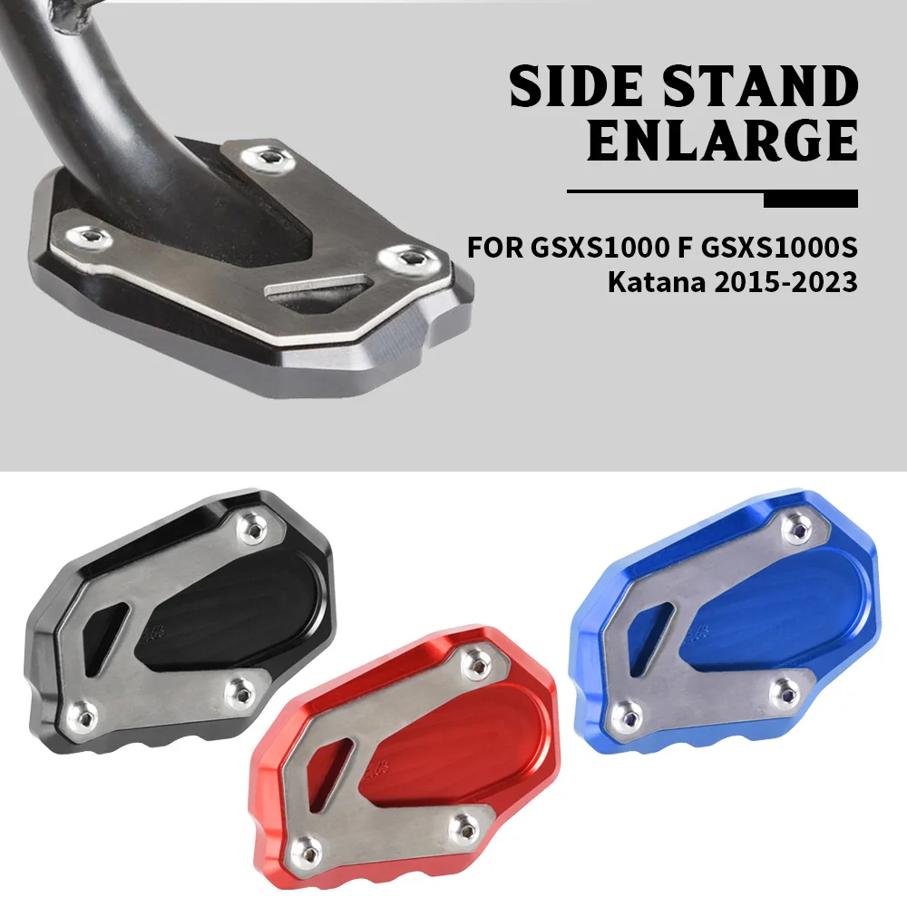 

FOR Suzuki GSX-S1000/F/GT GSX-S950 GSX-S1000S Katana Side Stand Pad Plate Kickstand Enlarger Support Extension Enlarged Base