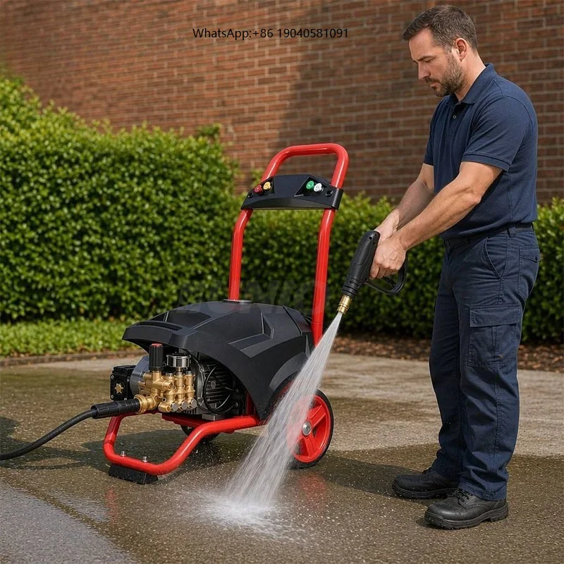 Light Wheeled Automotive Surface Flushing Apparatus ultra High Pressure Washer