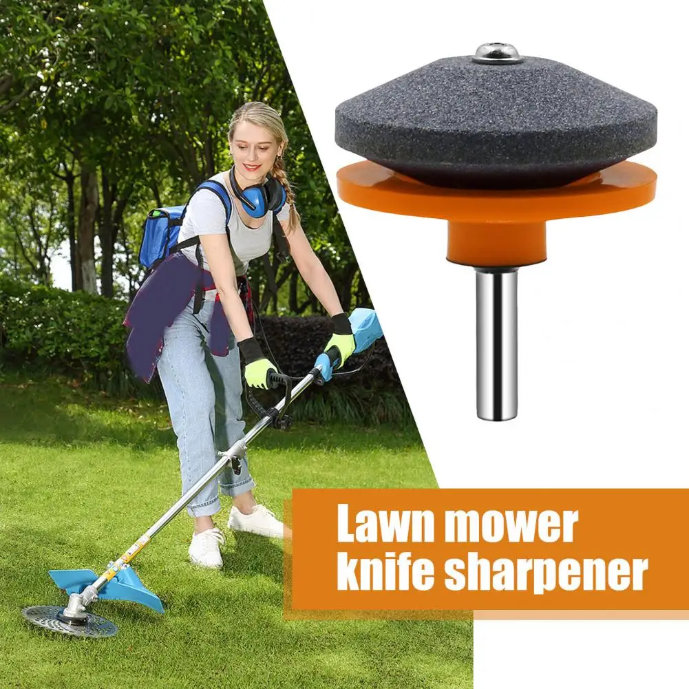 

Rotary Tiller Blade Sharpener Efficient Lawn Mower Blade Sharpening Attachment Universal Lawn Mower for Garden for Electric