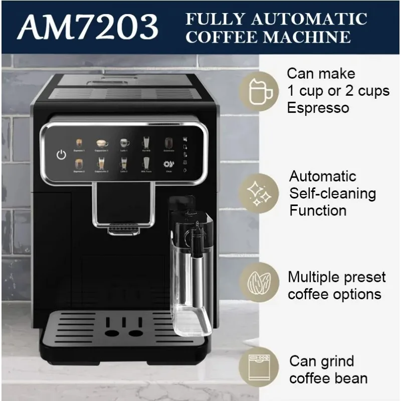 【Hot】Electric Bean To Cup Hot-selling Super-automatic Intelligence Coffee Espresso Makers Machines With Iot System